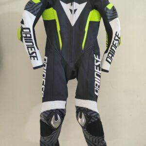 Dainese White , Black and Yellow Kid Racing Suits